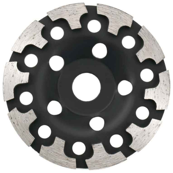 Brúsny diamantový kotúč 125x5x22,2 mm na brúsenie žuly, mramoru, typ-T, PROFI, XL-TOOLS