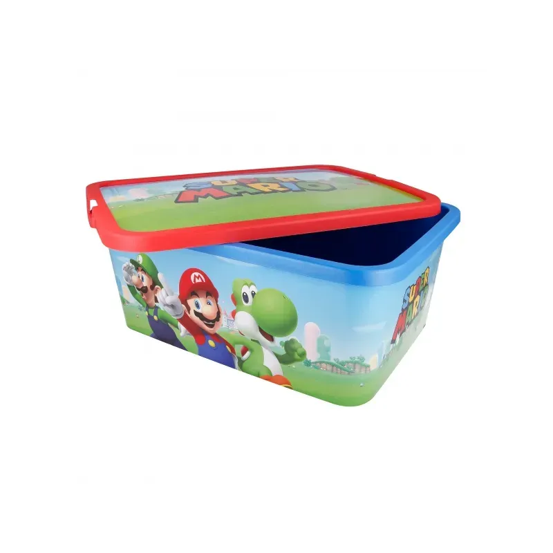 STOR Plastový úložný box SUPER MARIO 13L, 09595