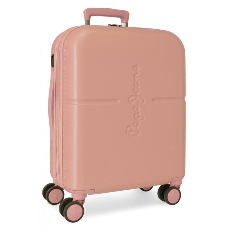 PEPE JEANS Highlight Rosa Claro, ABS Cestovný kufor, 55x40x20cm, 37L, 7688624 (small exp.)