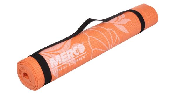 Merco Print PVC 4 Mat podložka na cvičenie oranžová
