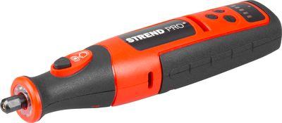 Brúska Strend Pro, mini, priama, vŕtanie a brúsenie, 8 V, 1500 mAh, s príslušenstvom