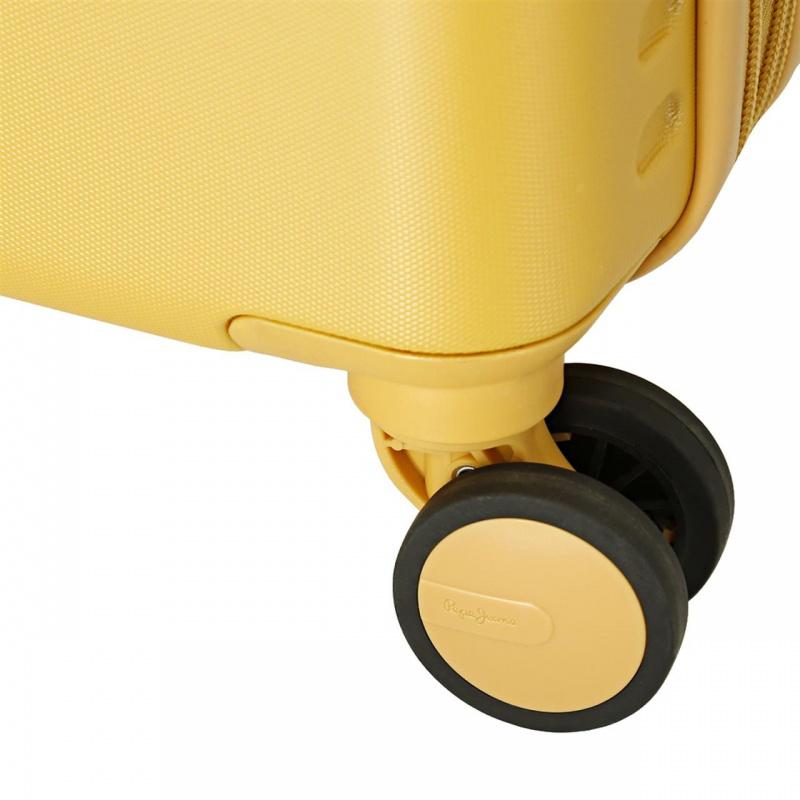 PEPE JEANS Highlight Ochre, ABS Cestovný kufor, 55x40x20cm, 37L, 7688623 (small exp.) 9