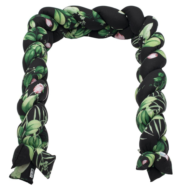 Ochranný mantinel do postieľky vrkoč New Baby Pivonky 4