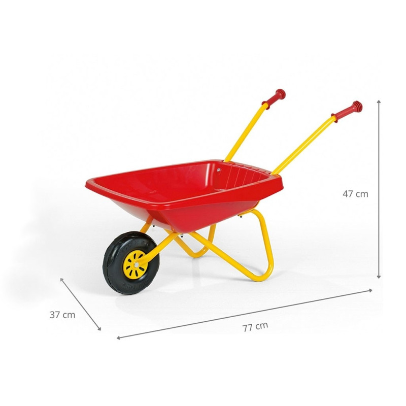 Detský záhradný fúrik plastový Milly Mally Rolly Toys červený 5