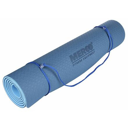 Yoga TPE 6 Double Mat podložka na cvičenie modrá-modrá