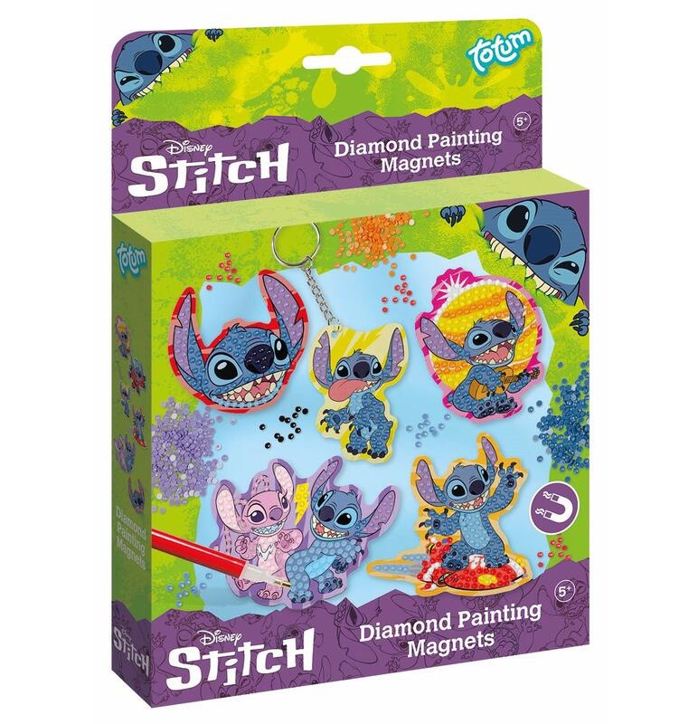 Stitch Diamantové maľovanie magnetky 6