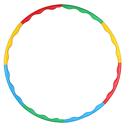 kruh hula hoop rozkladací 8 častí