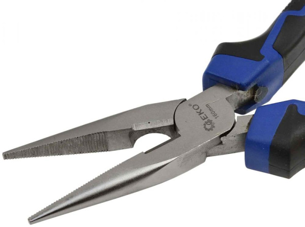 Kliešte na jemnú mechaniku 160 mm, dvojplastová rukoväť, GEKO PREMIUM 3
