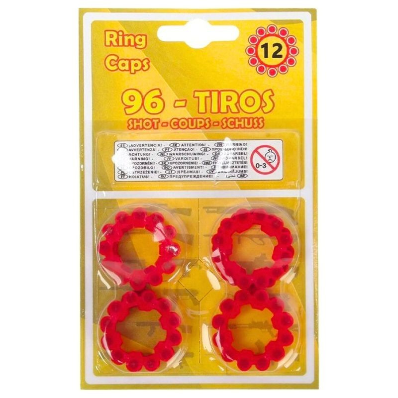 Kapslíky do revolvera a pištole 12-rán (96 ks)