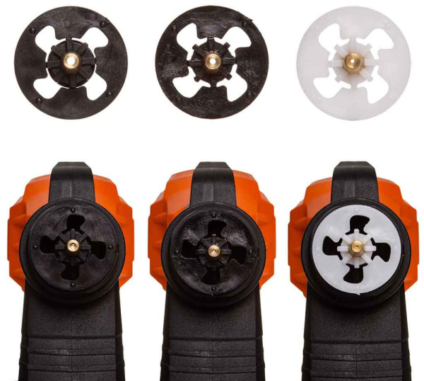Striekacia maliarska pištoľ 550 W, nádobka 650 ml, tryska 1,0, 1,8 a 2,5 mm, CATA 8