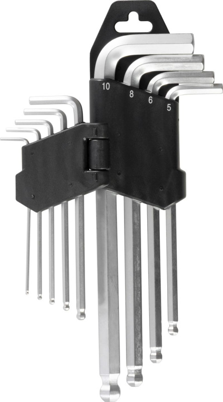 Sada kľúčov Strend Pro HK0045, 9 dielna, Hex, zástrčná, Imbus s guličkou 1