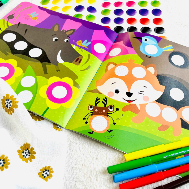 Učíme sa poznávať farby Tajomstvo lesa 1