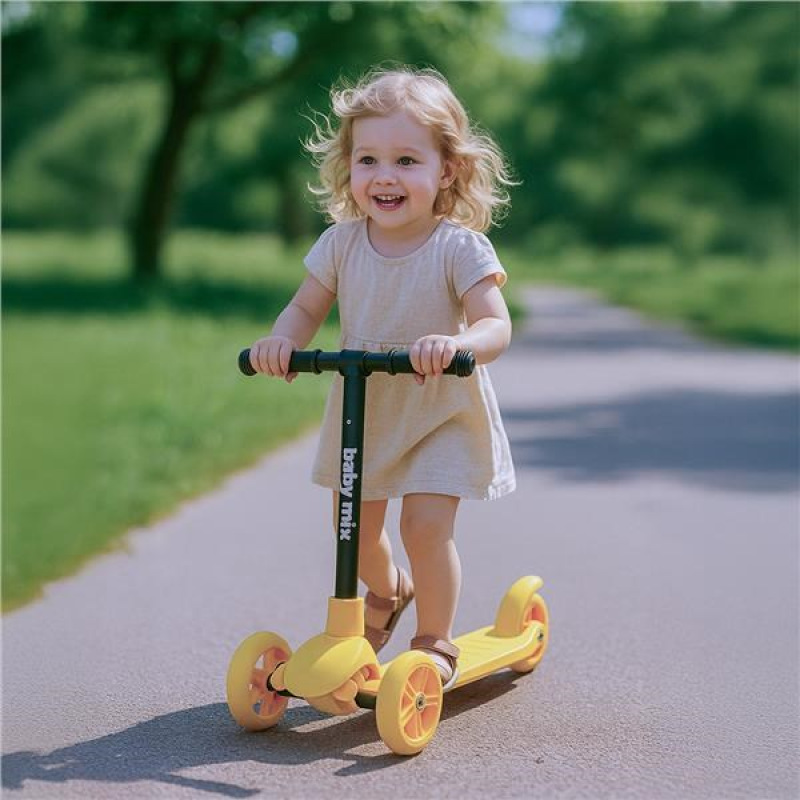 Detská kolobežka Baby Mix Prime žltá (Poškodený obal) 5