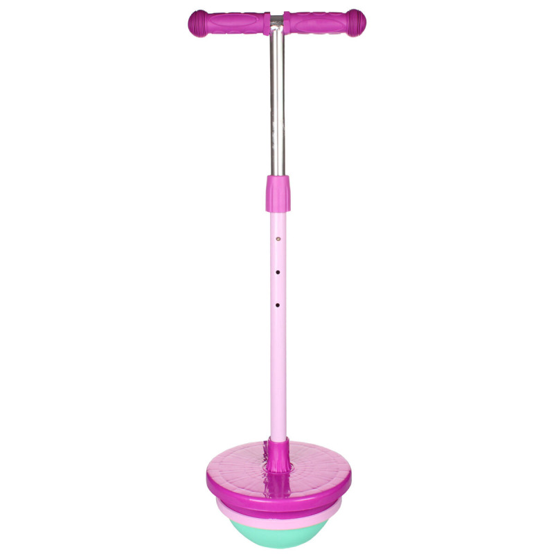 Hopper Ball S25 skákacia lopta s rukoväťou fialová