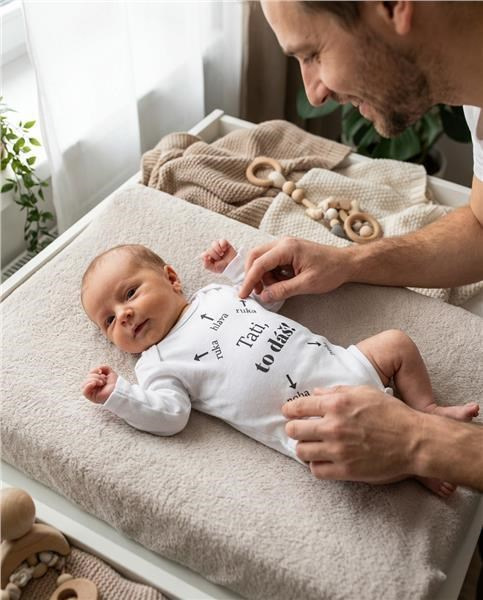 Body s potlačou New Baby Tati, to dáš! 68 (4-6m) 3