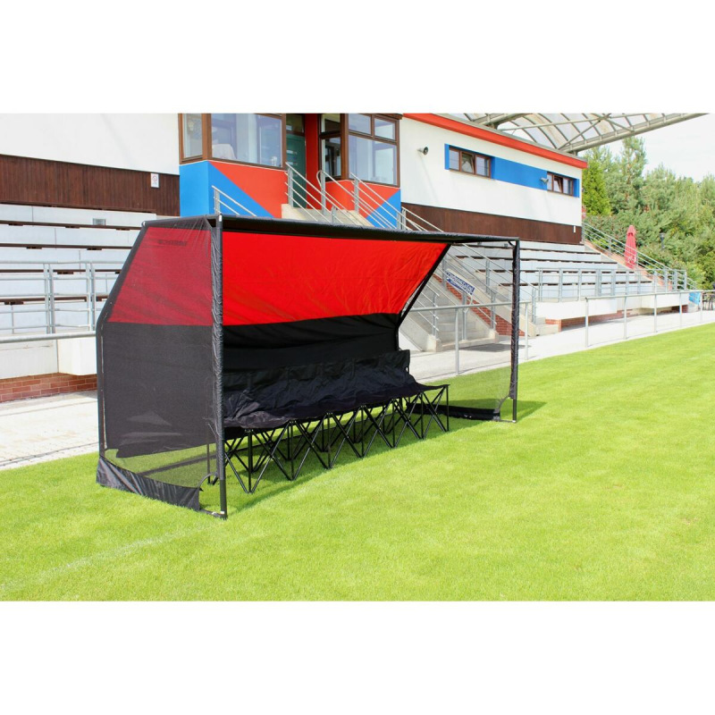 Team Shelter futbalová striedačka 2