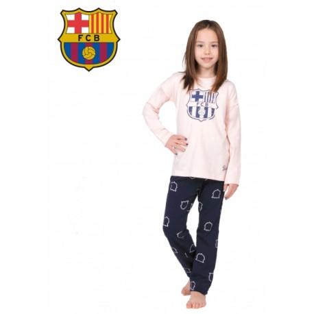Dievčenské bavlnené pyžamo FC BARCELONA (BC03192) - 8 rokov (128cm)