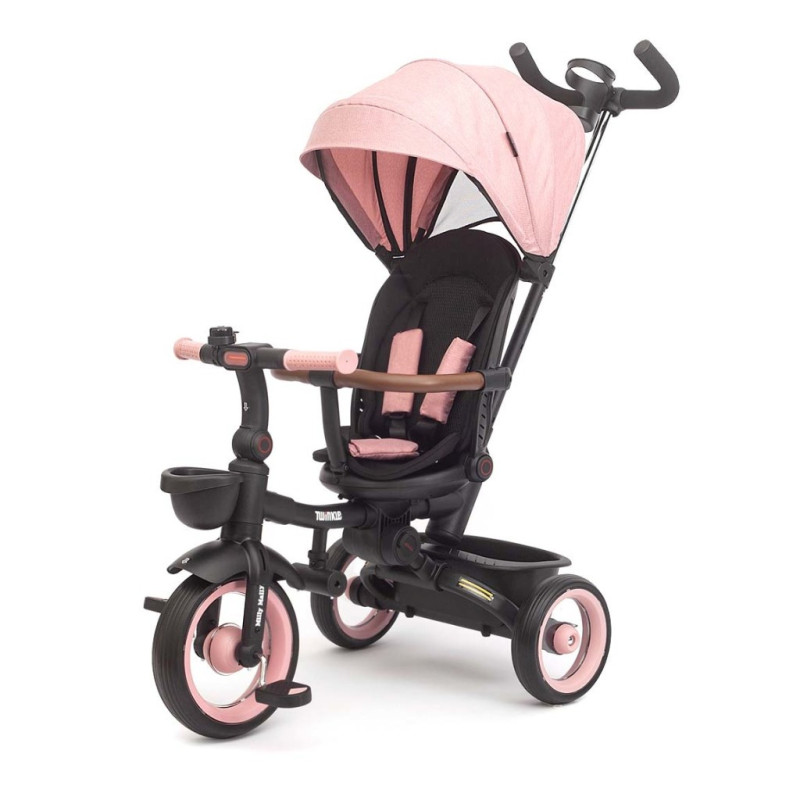 Luxusná detská trojkolka s osvetlením Milly Mally Twinkle pink 1