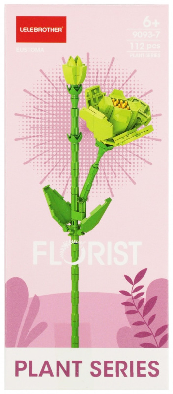 Stavebné kocky Kvety 8