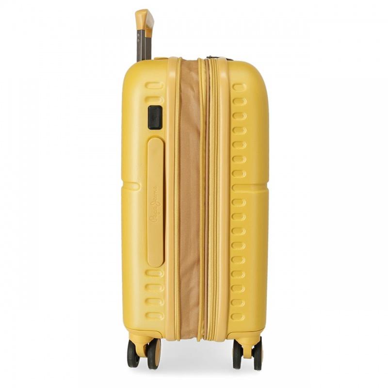 PEPE JEANS Highlight Ochre, ABS Cestovný kufor, 55x40x20cm, 37L, 7688623 (small exp.) 4