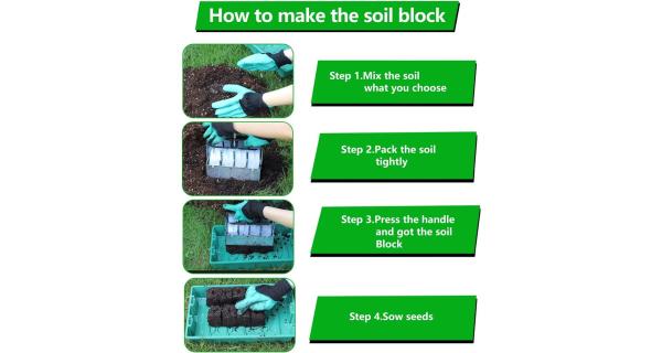 Merco Soil Blocker nástroj na výsadbu semien