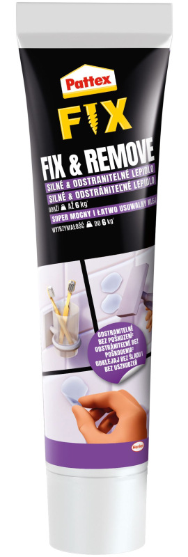 Lepidlo Pattex FIX & REMOVE