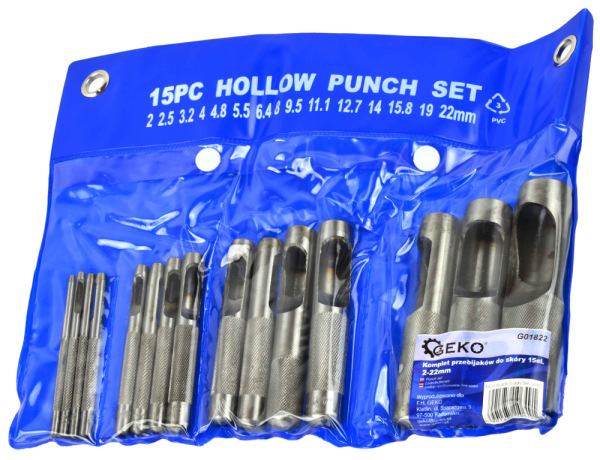 Sada výsečníkov, 15-dielna, 2-22 mm, GEKO 1