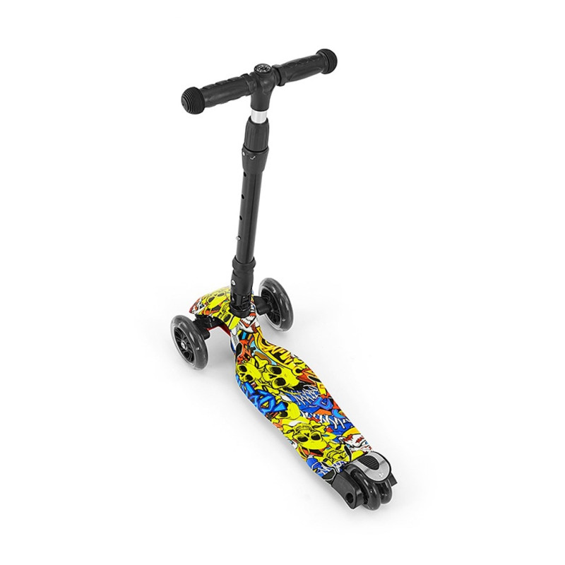 Detská kolobežka Milly Mally Magic Scooter graffiti 2