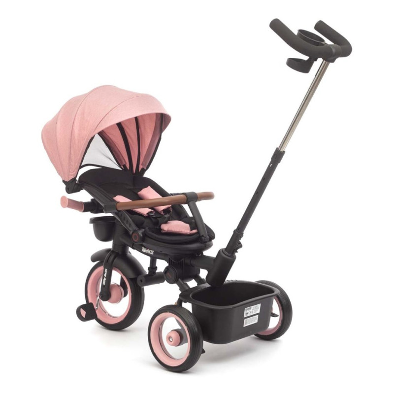 Luxusná detská trojkolka s osvetlením Milly Mally Twinkle pink 3
