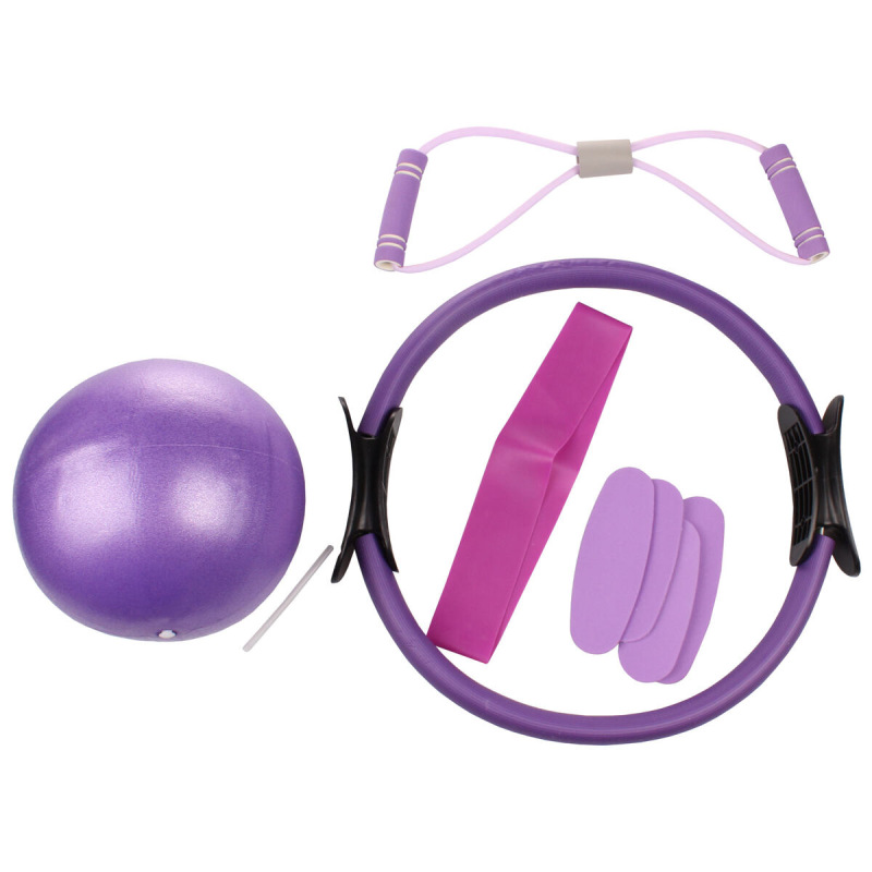 Yoga 4P set na jogu fialová