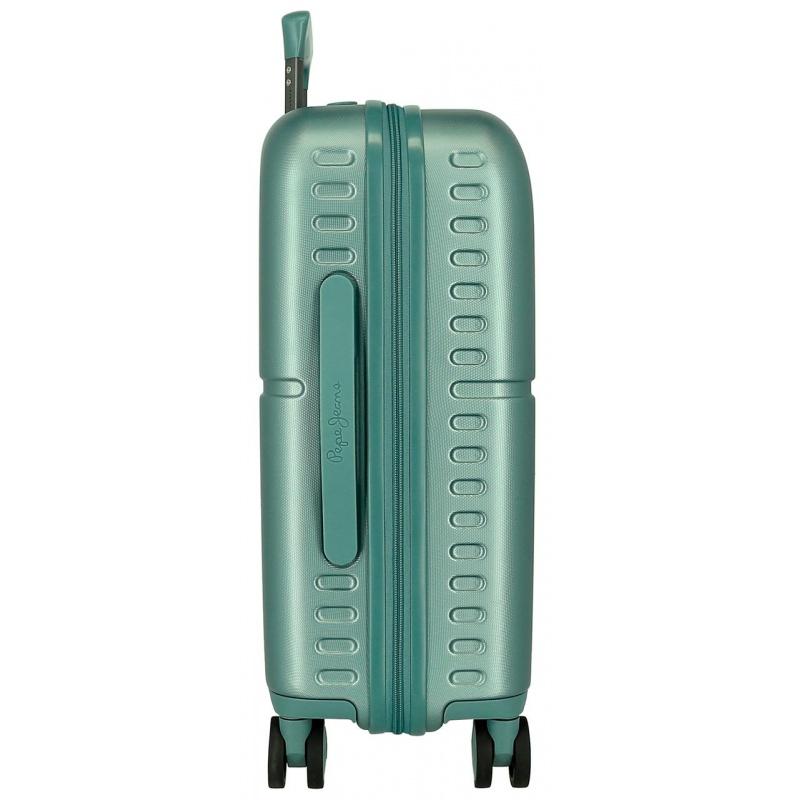 PEPE JEANS Highlight Verde, Sada luxusných ABS cestovných kufrov 70cm/55cm, 768952B 7