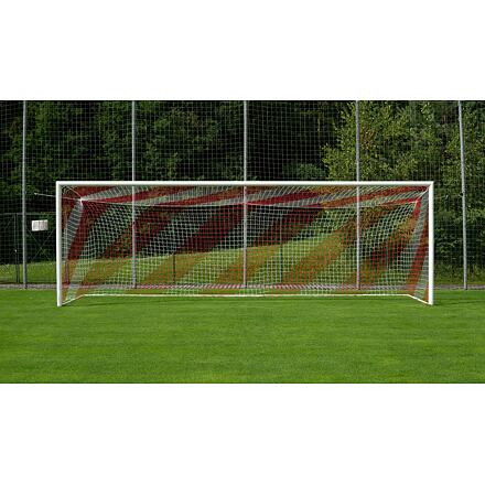 Football A11 M100 futbalová sieť biela-červená 2