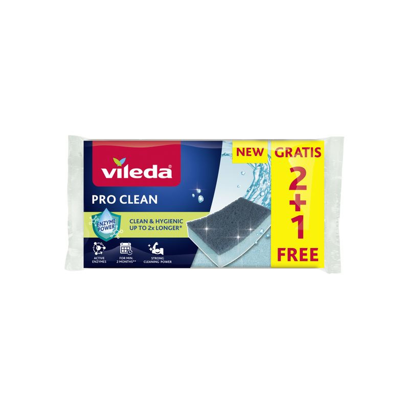 Hubka Vileda Pro Clean, bal 2+1 ks