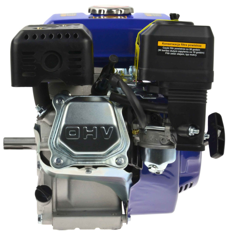 Benzínový štvortaktný spaľovací motor, objem 196 cm3, výkon 6,5 HP, hriadeľ 20 mm, GEKO 3