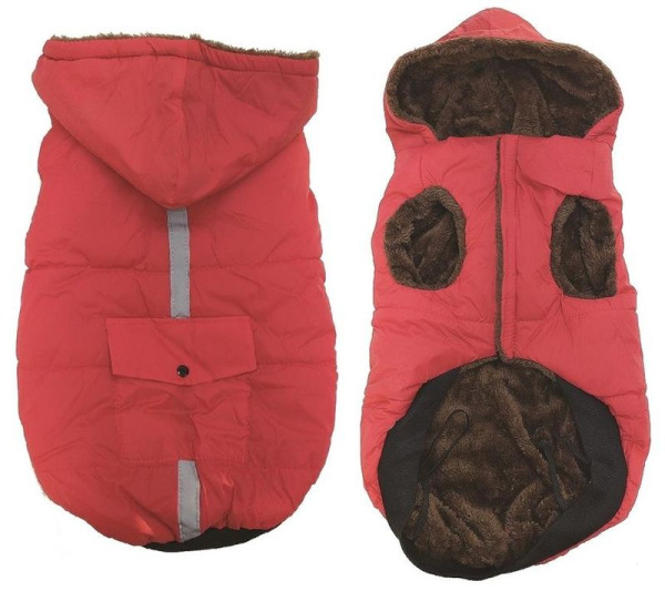 Vesta PET EXPERT WALKY pre psa, reflexná, s kapucňou, zateplená, 80 cm