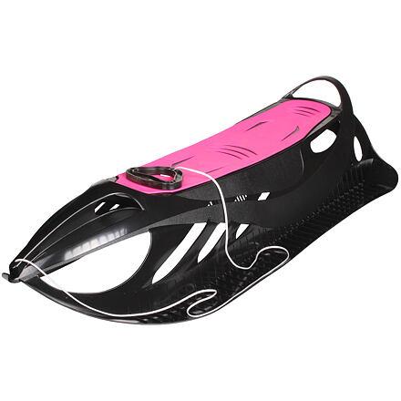 Neon Grip plastové sánky čierna-ružová