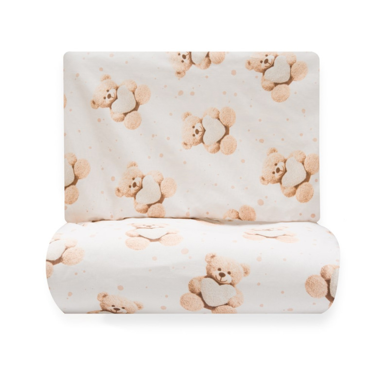 2-dielne posteľné obliečky New Baby Love Teddy Bear 90/120 cm beige 2