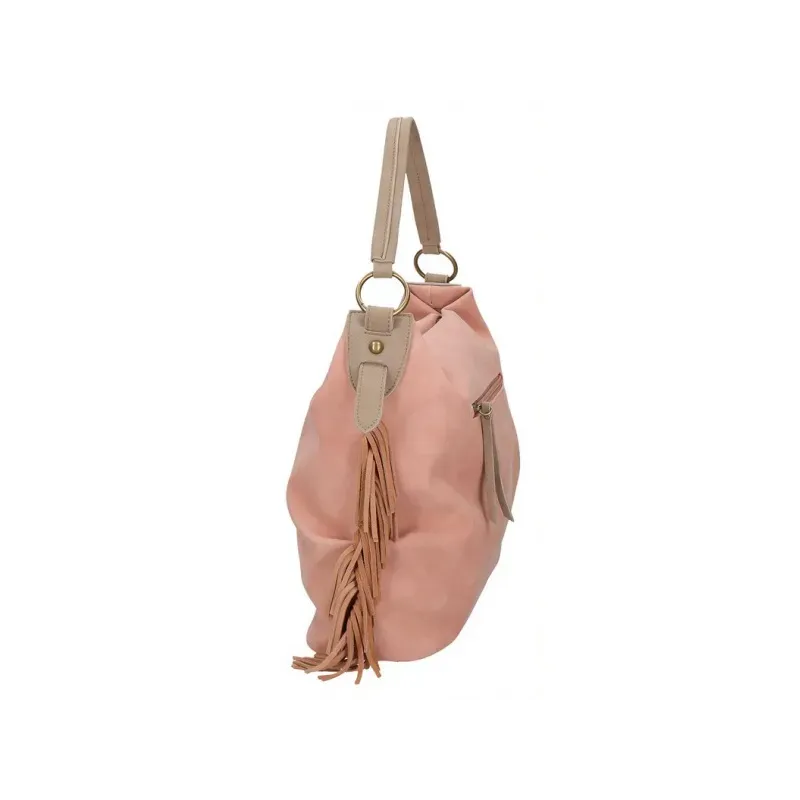 JOUMMA BAGS Dámska kabelka PEPE JEANS FRINGE Pink / Ružová, 7767663