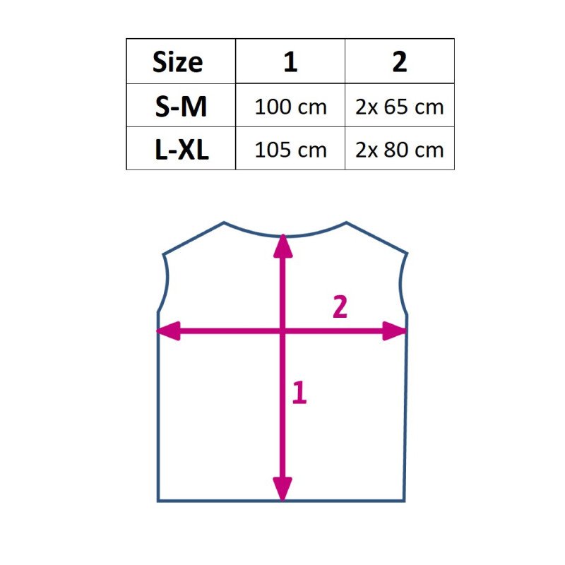 Mušelínové pončo Mommy mint S/M 1
