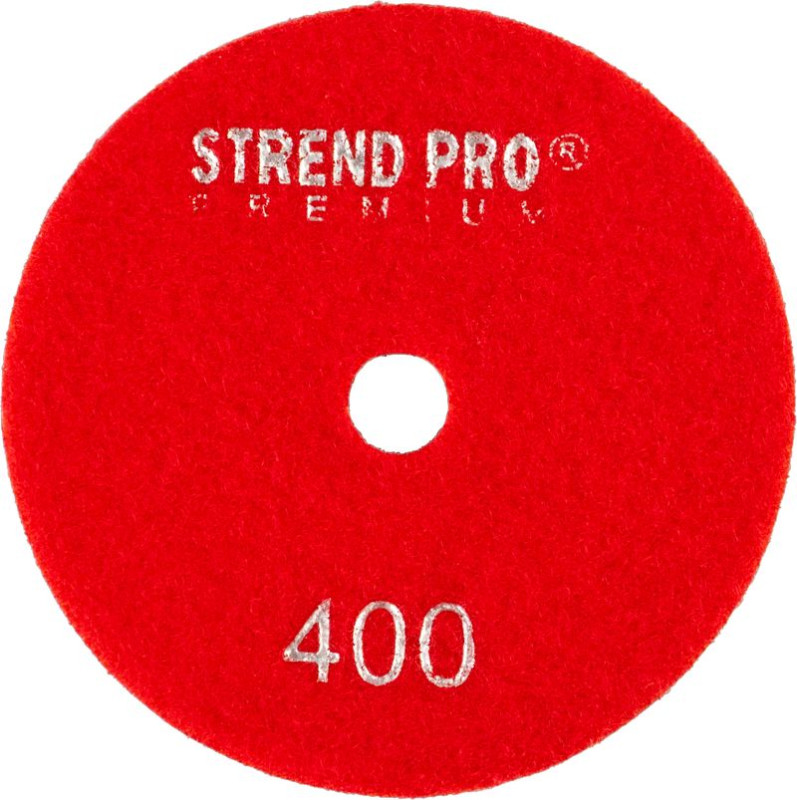 Kotúč Strend Pro Premium P400, 100 mm, leštiaci, diamantový, suchý zips, za mokra leštenie brúsenie 2