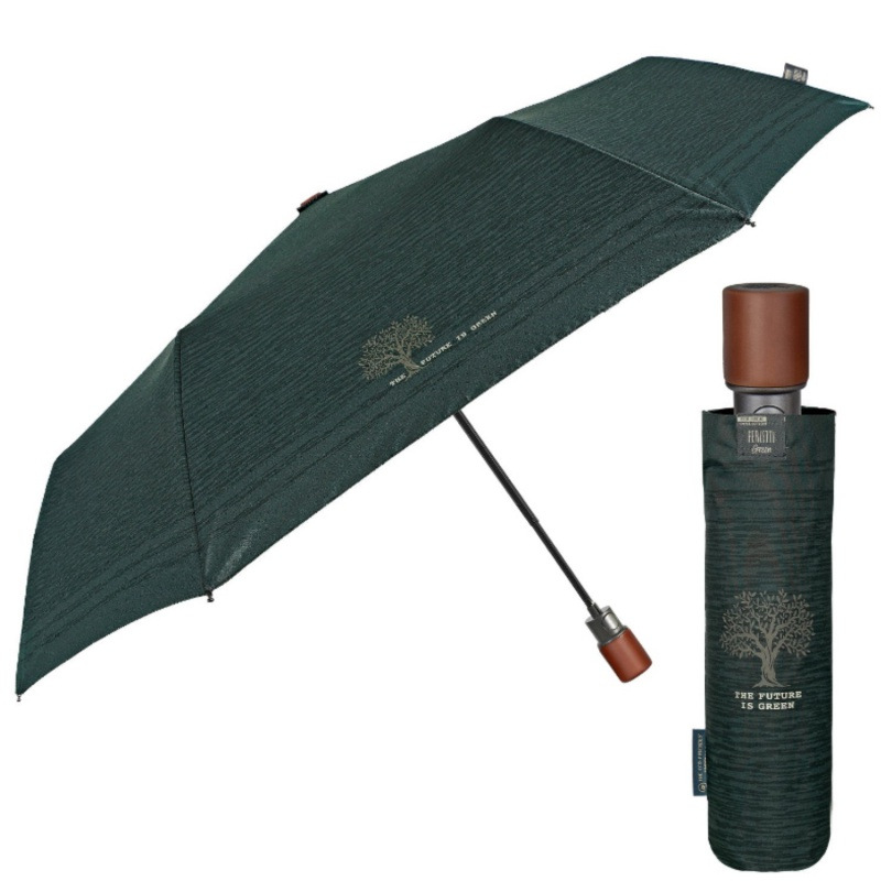 Automatický skladací dáždnik Peretti Green "Rigato Verde", 19164