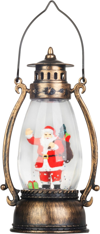 Lampáš MagicHome Vianoce, plast, 1xLED teplá biela, 8x6.5x14 cm, 3xLR44 1