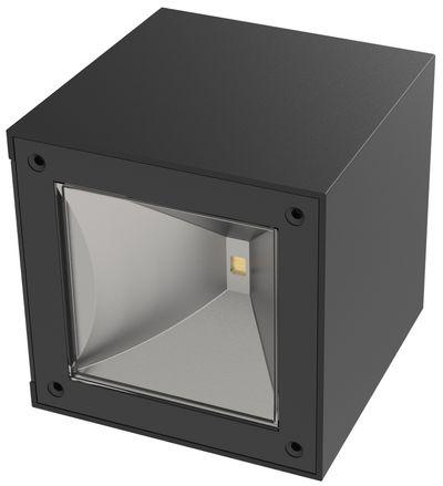 Lampa Strend Pro Garden, solárna, LED svietidlo na stenu/plot, 10x10x10 cm