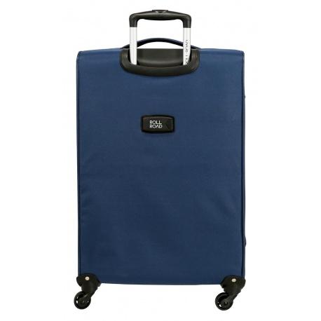 JOUMMA BAGS Sada textilných kufrov ROLL ROAD ROYCE Blue / Modrá, 55-66-76cm, 5019423