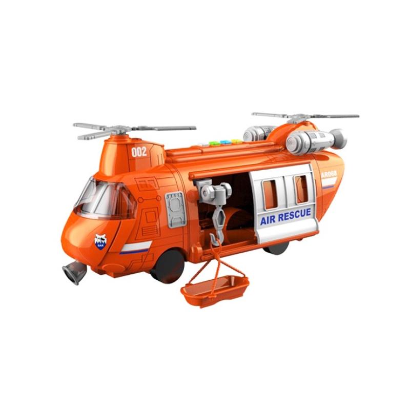 Záchranný vrtuľník na zotrvačník - svetlo, zvuk