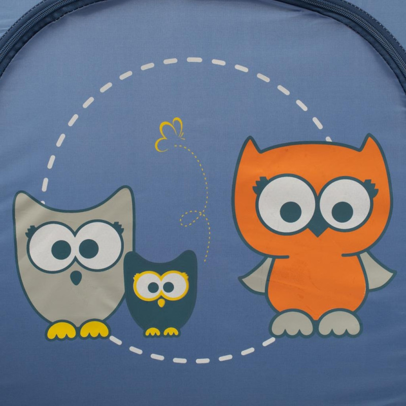 Detská cestovná postieľka Baby Mix Sova tmavo modrá 1