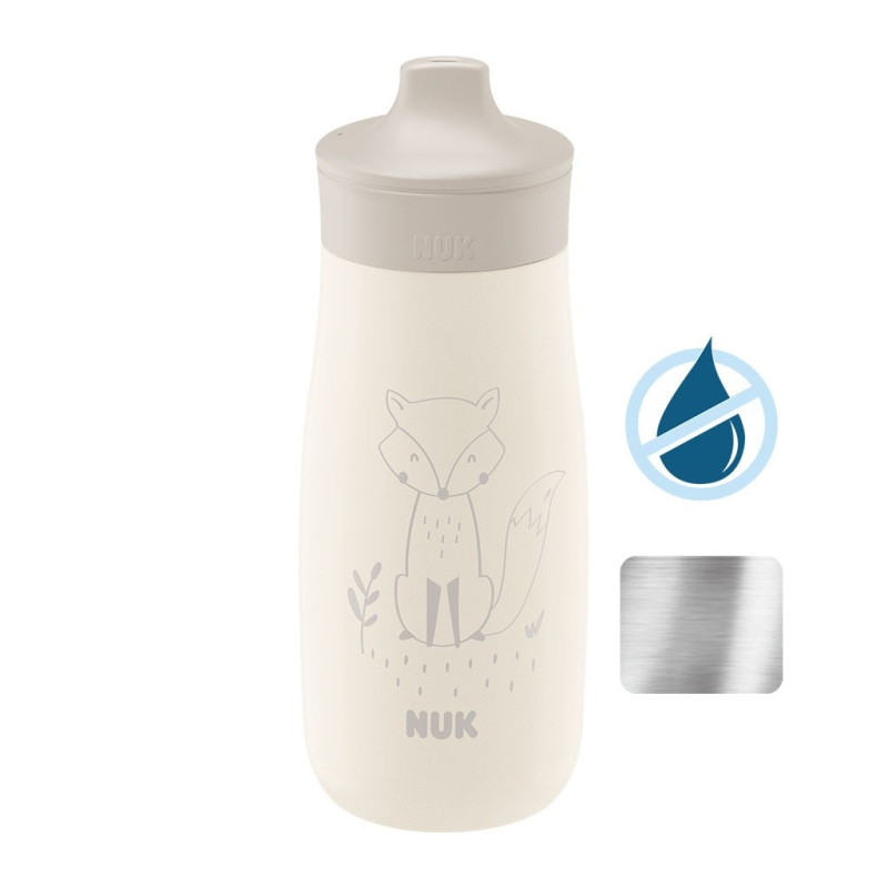 Detská fľaša NUK Mini-Me Sip nerez 300 ml (9+ m.) beige 1