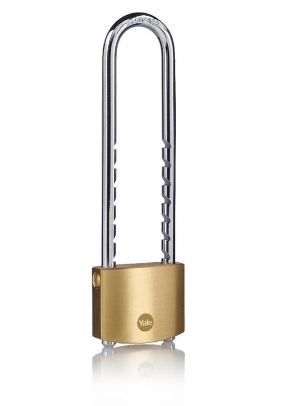 Zámok Yale Y110B/50/155/1, Standard Security, visiaci, s dlhým tŕňom, 50 mm, 3 kľúče 1