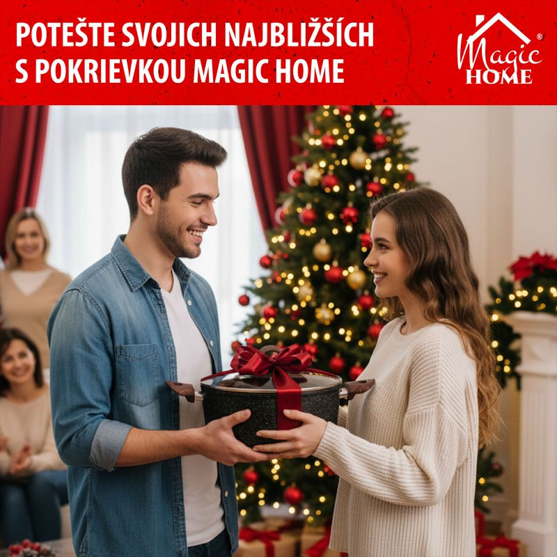 Pokrievka MagicHome Black Marble Line, sklenená, 24 cm 6