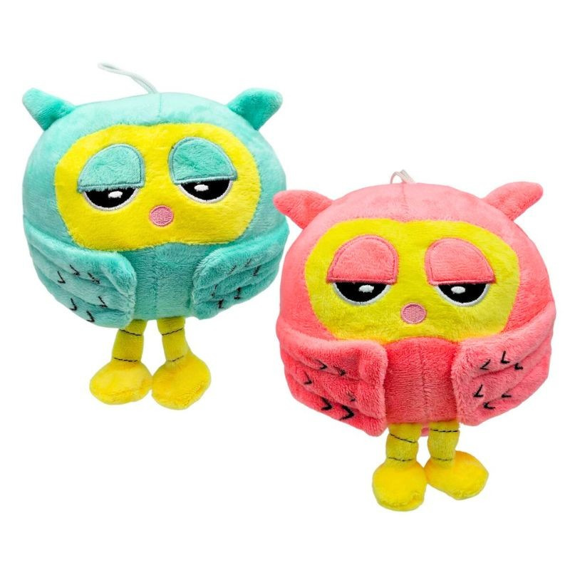 Plyšová pastelová Sovička